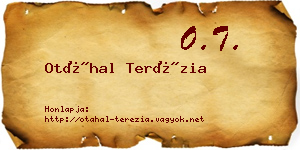 Otáhal Terézia névjegykártya