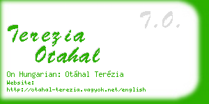 terezia otahal business card